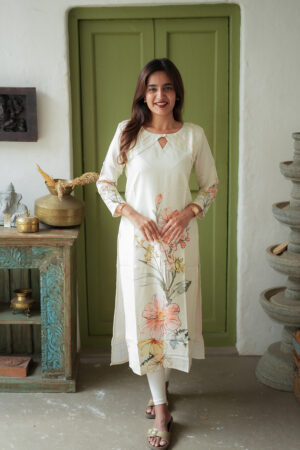 white kurti