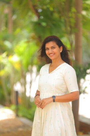 "Cream cotton maternity maxi dress with mint green border – Aayizhai Fashions"